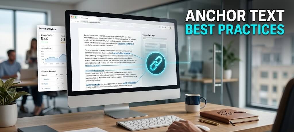 Anchor text best practices for SEO and descriptive website links